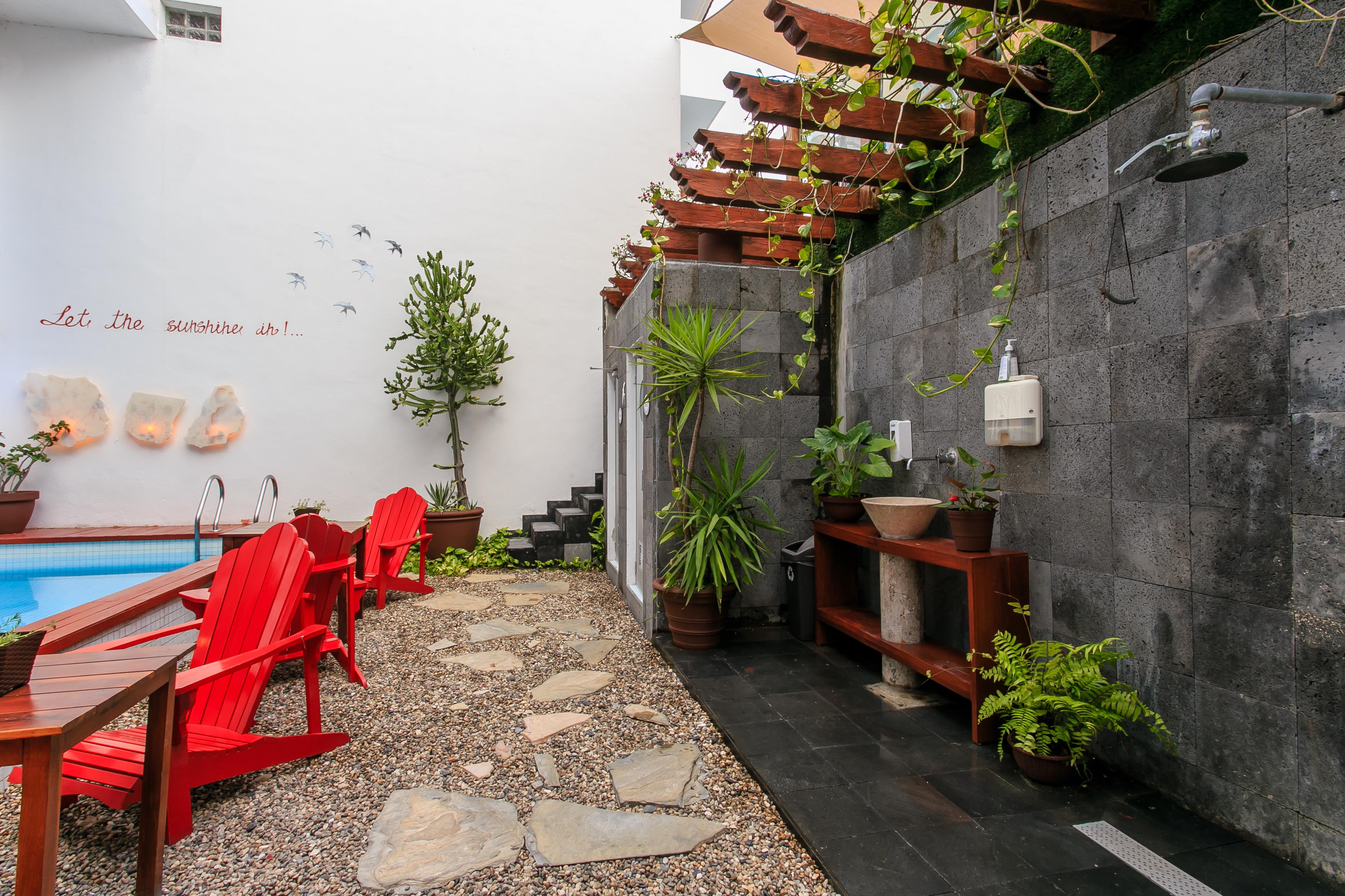 Casa Ticul Hotel Boutique - 5Th Ave (Adults Only) Playa del Carmen Exteriér fotografie Outdoor shower