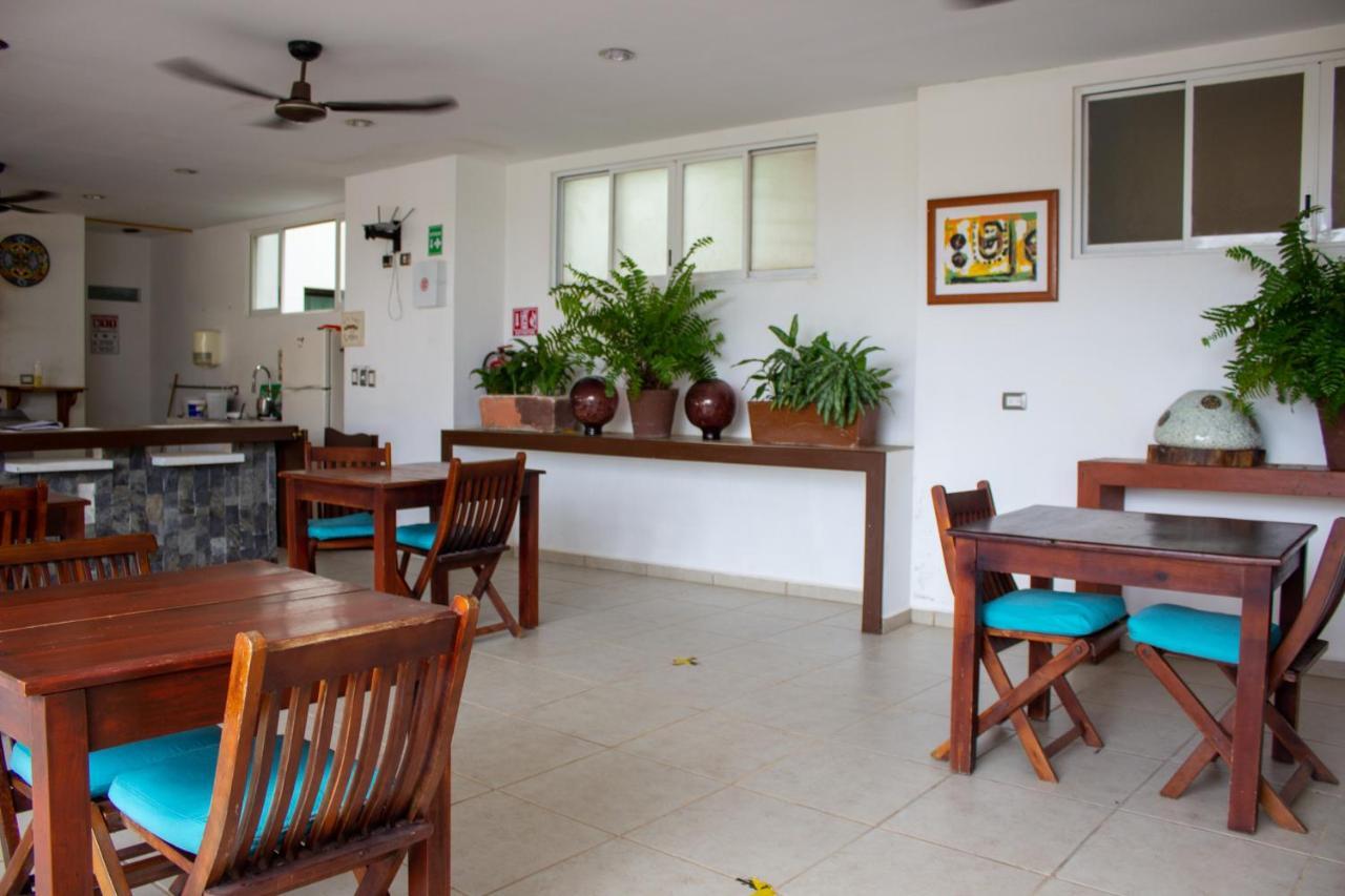 Casa Ticul Hotel Boutique - 5Th Ave (Adults Only) Playa del Carmen Exteriér fotografie The dining room at the hostel